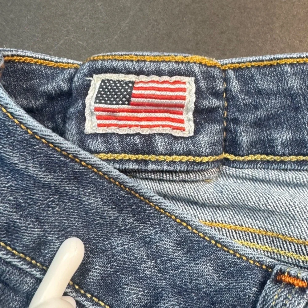True Religion Tony Jeans Mens 30 Made in USA Medium Wash Straight Denim‎